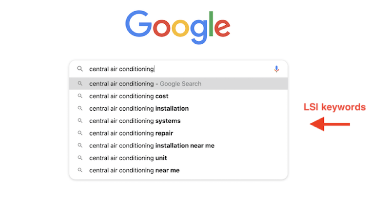 Tận dụng Google để tìm LSI Keywords