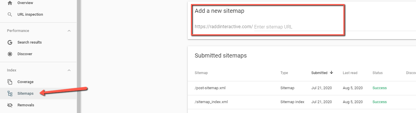 Cách khai báo sitemap với Google
