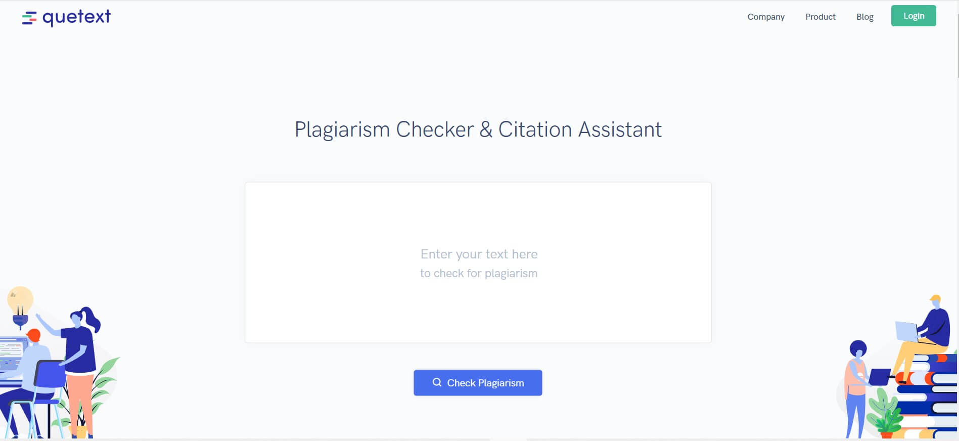 Check Unique Content bằng Quetext