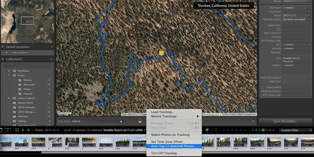 Gắn Geotag bằng Adobe Lightroom (Desktop)