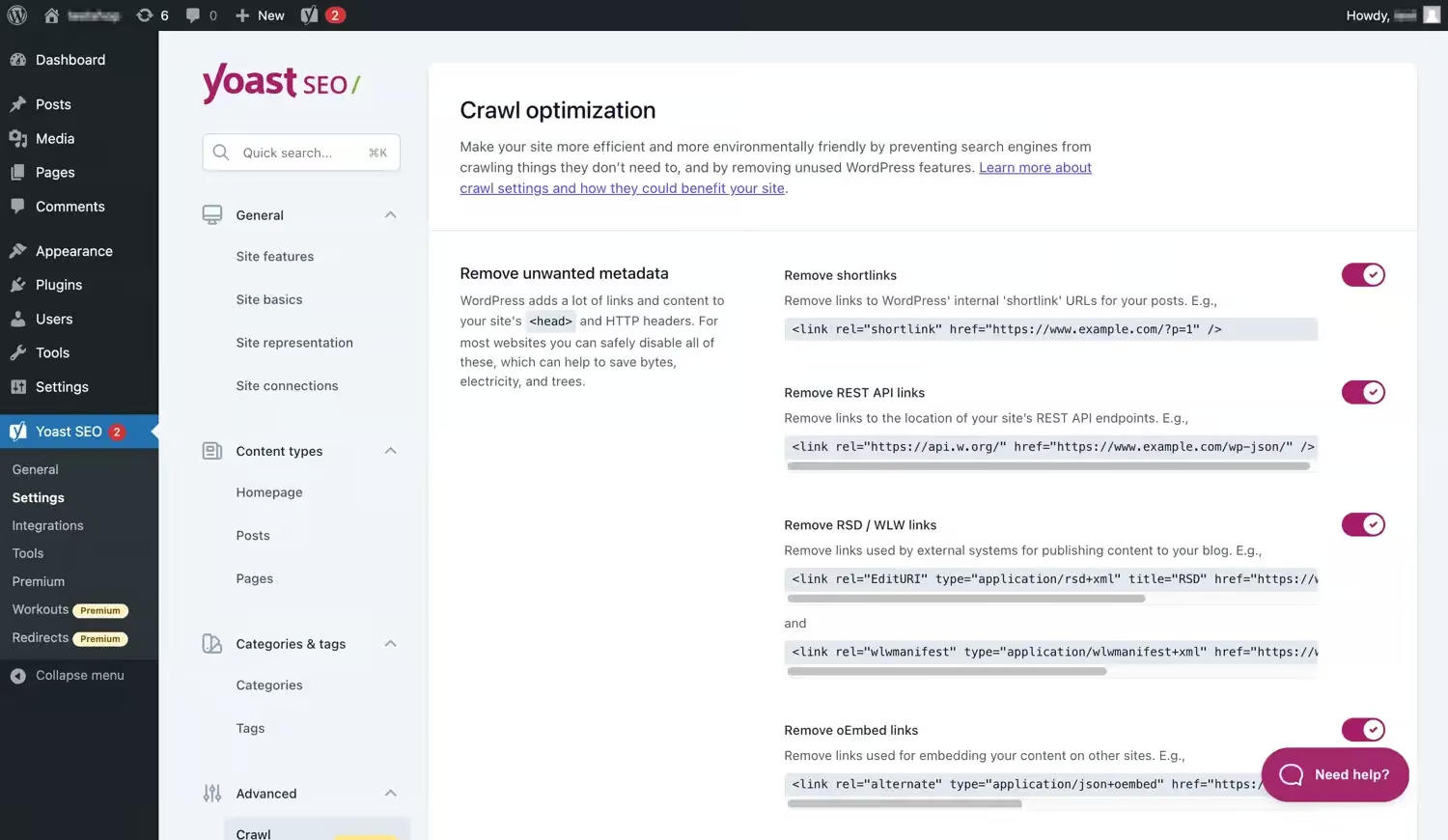 Phần mềm SEO Yoast SEO Premium (dành cho website WordPress)