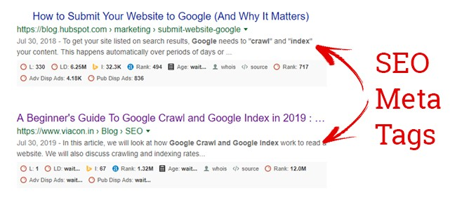 Các loại Meta Tag quan trọng trong SEO