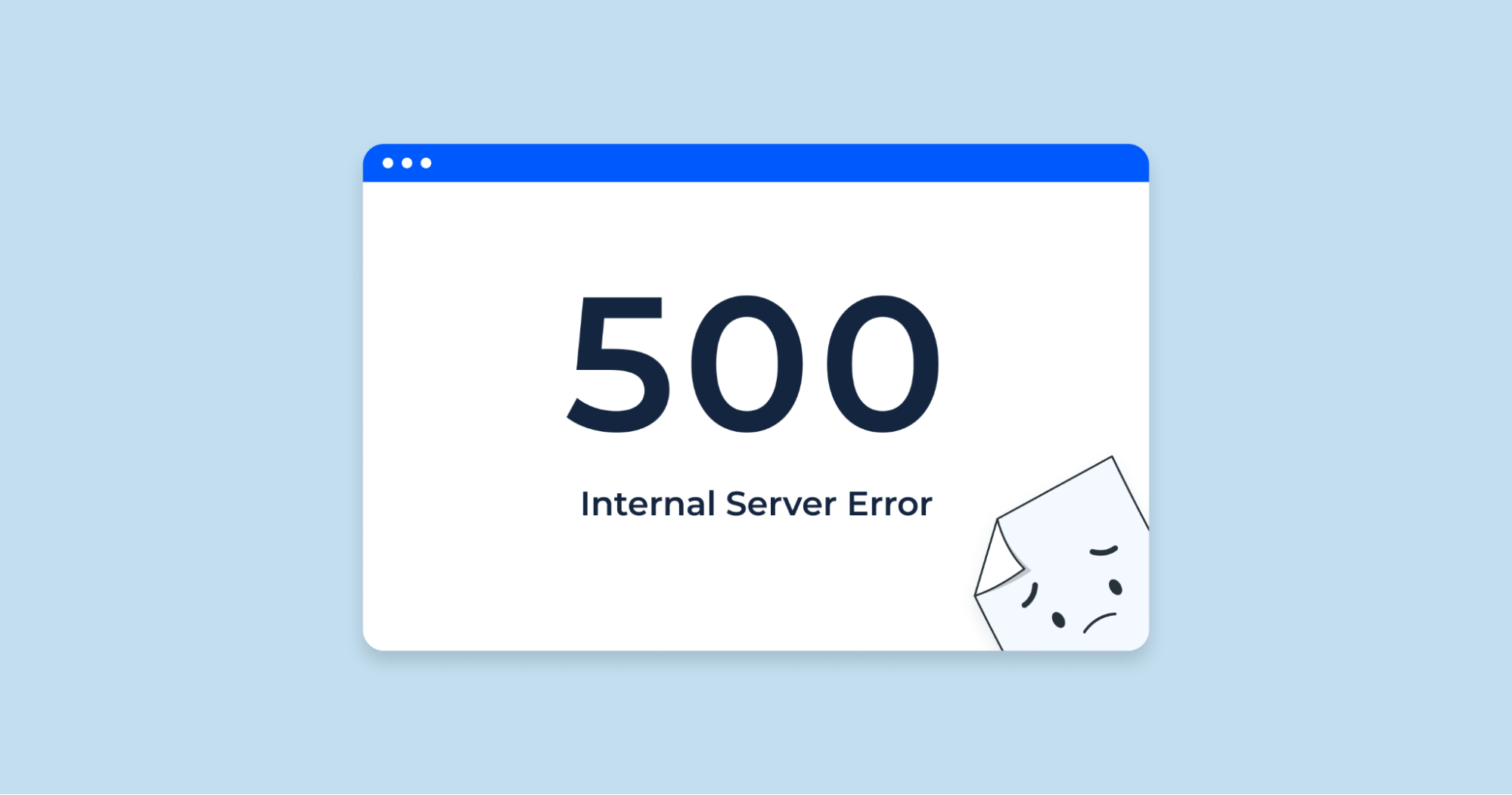 Lỗi 500 Server Error (hay còn gọi là HTTP 500 Internal Server Error)