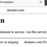 Lỗi 403 Forbidden là khi máy chủ từ chối quyền truy cập vào một trang web