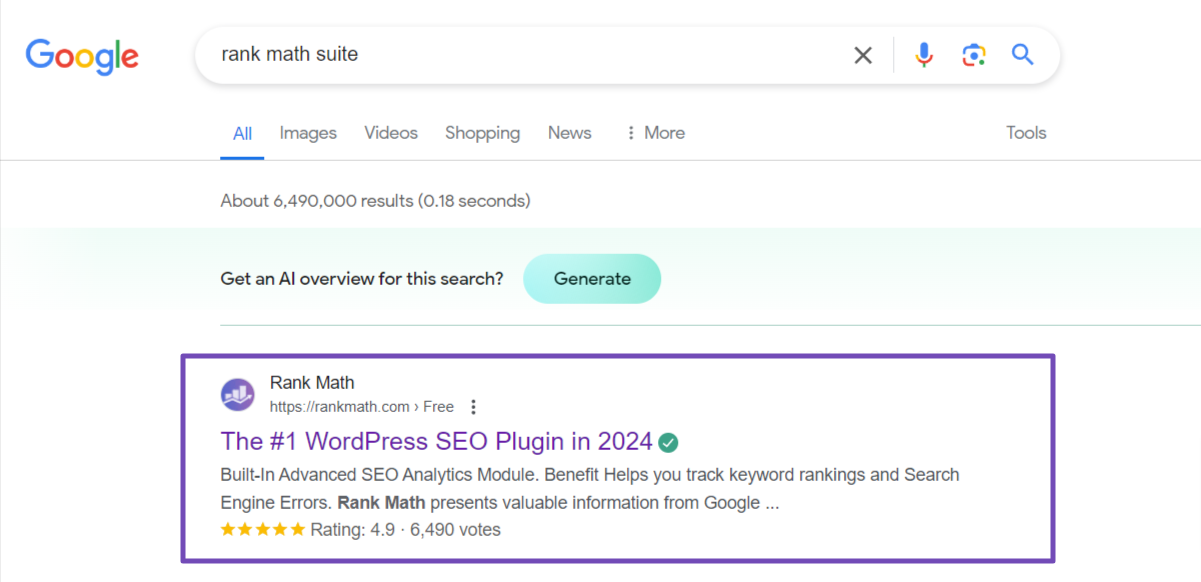 Rank Math SEO