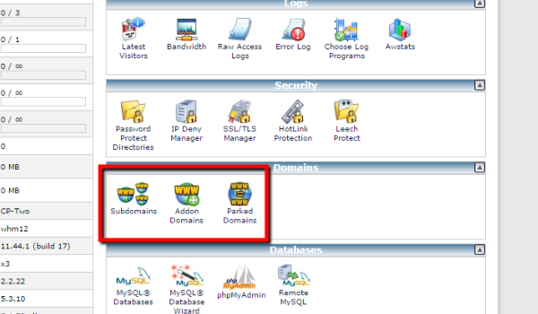 Phân biệt Addon Domain với Subdomain và Parked Domain