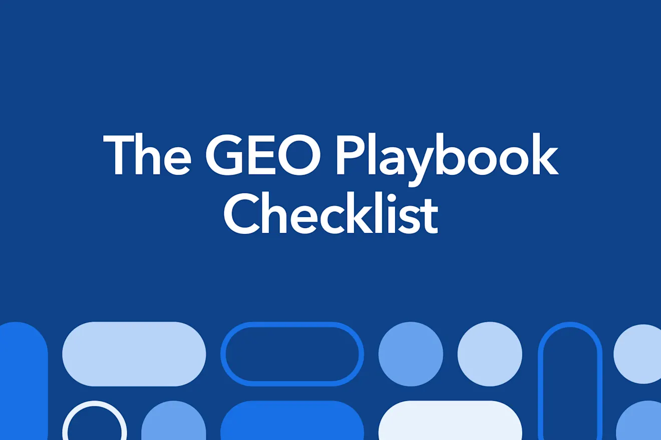 GEO Checklist là gì Dùng trong giai đoạn nào của chiến lược nội dung