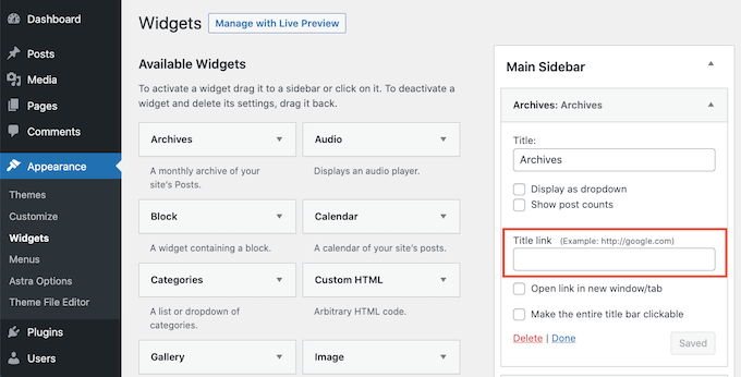 Hướng dẫn cách sử dụng Widget WordPress